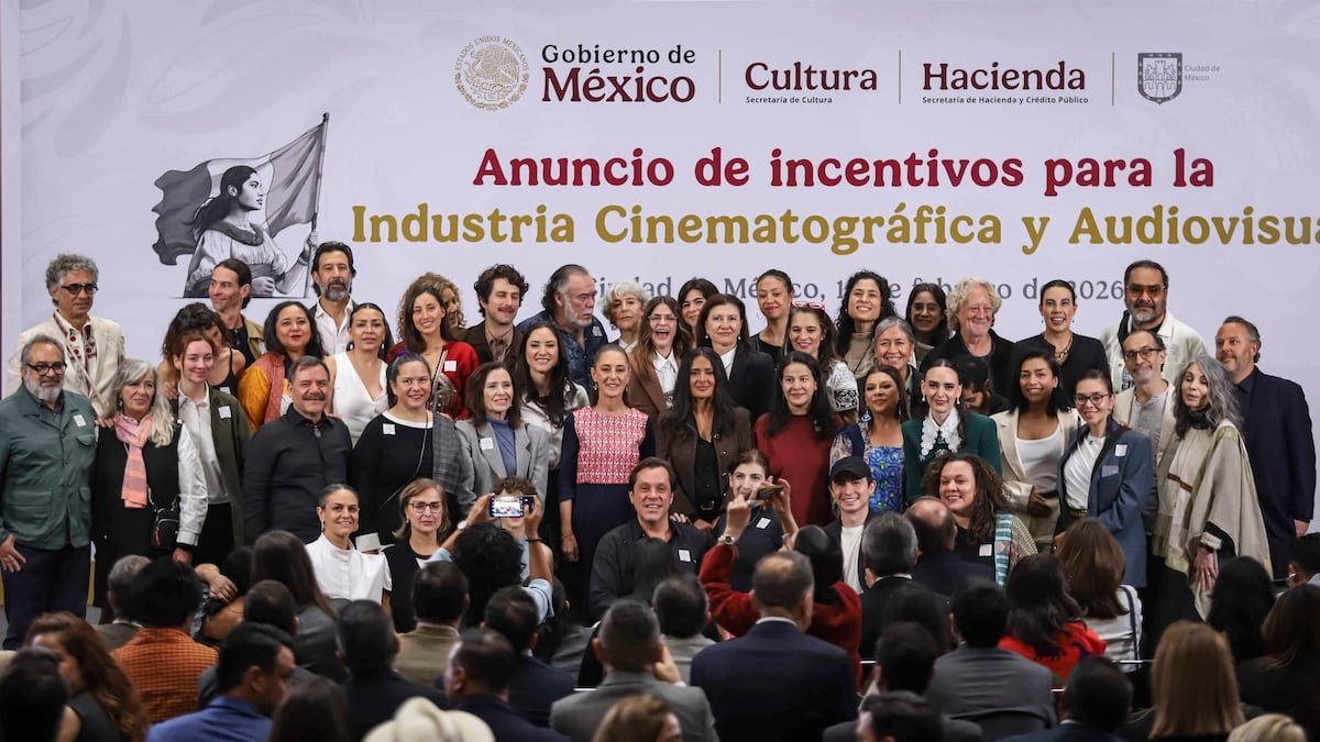 Sheinbaum presenta su plan de incentivos fiscales para el cine: “Queremos que se filme más en México”
