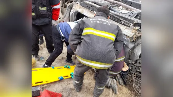 Tragedia en la Ruta 3: falleció uno de los árbitros accidentados en Santa Cruz