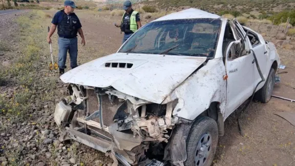 Un vuelco en la Ruta 43 dejó como saldo una víctima fatal