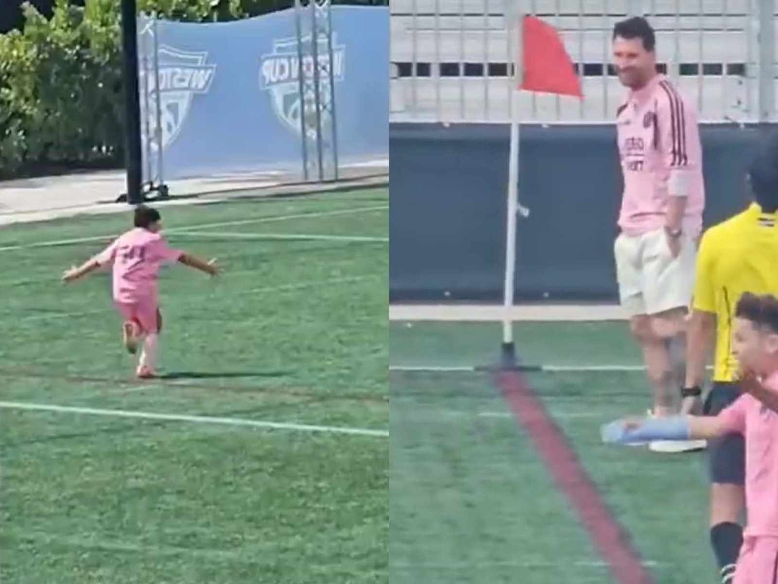 Video: el gol de Mateo y la sonrisa de Messi :: Olé