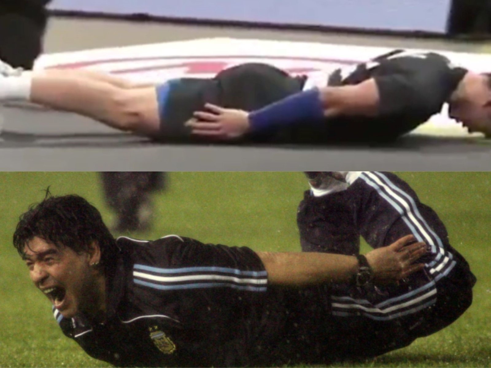 Video: el voleibolista japonés que se tiró a lo Maradona para disculparse con una jueza después de un darle un pelotazo :: Olé