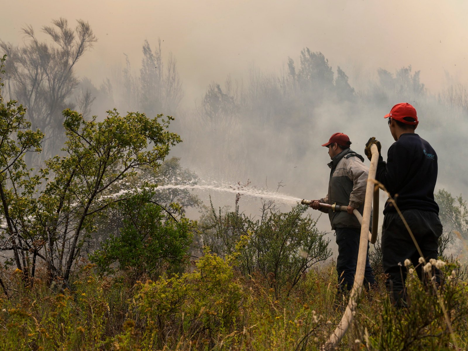 cómo siguen los incendios en Chubut