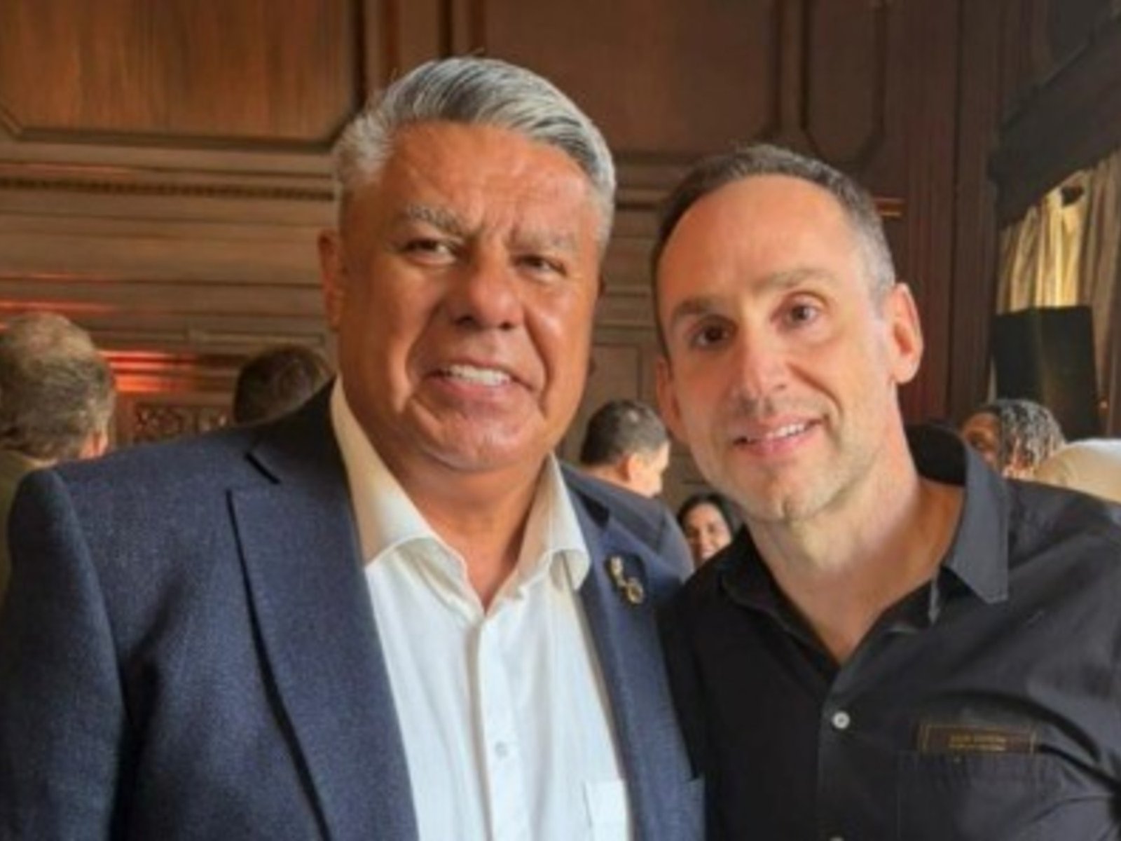 quién lo llevó y el polémico empresario al que le mandó mensaje