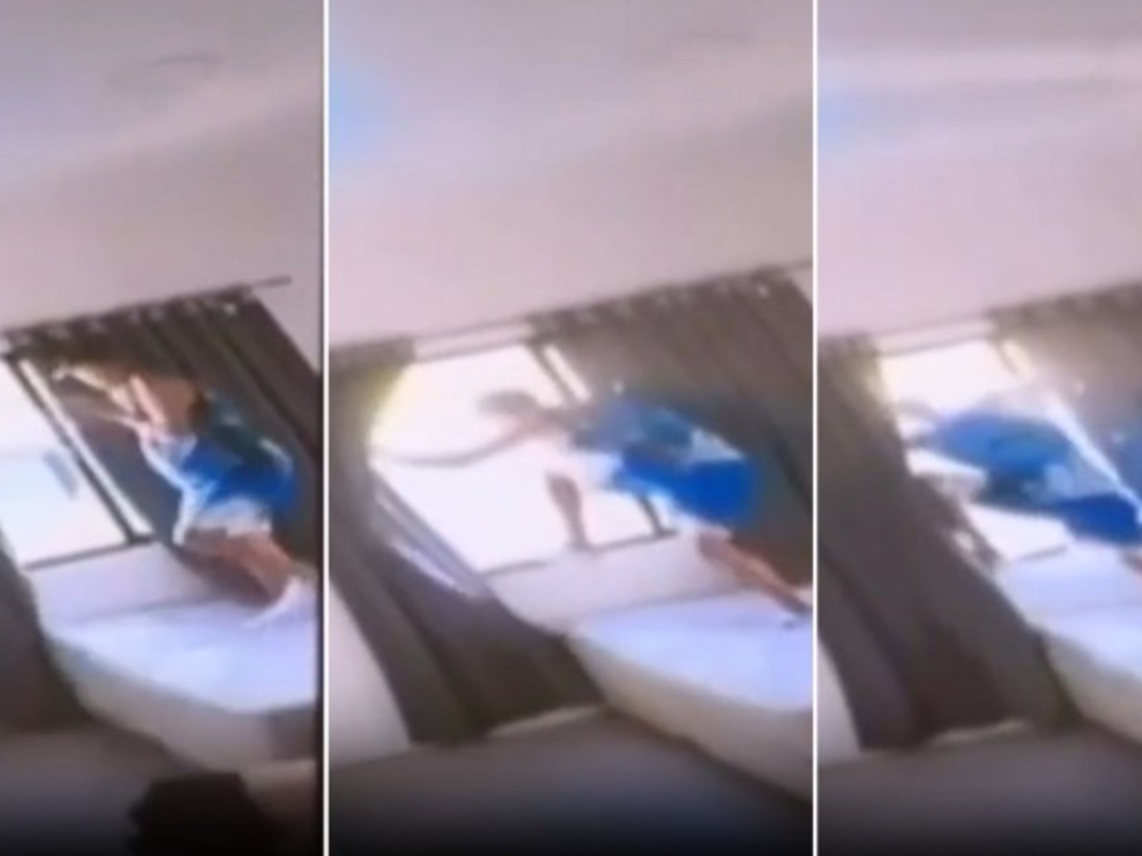 Así se tiroteaba con la Policía el ladrón que saltó por la ventana y murió en la pool party