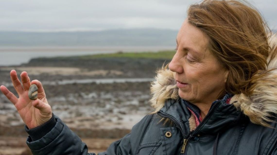 Descubren en Inglaterra un fósil de 350 millones de años cuya forma parece una sonrisa humana