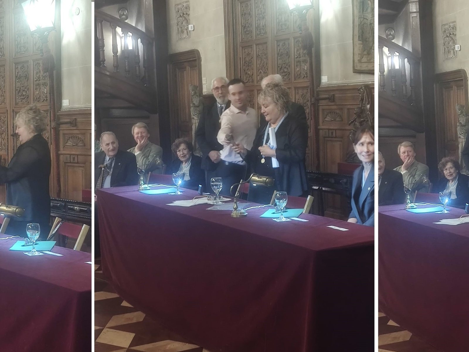 Entre aplausos y emoción, Ángela Pradelli se incorporó a la Academia Argentina de Letras