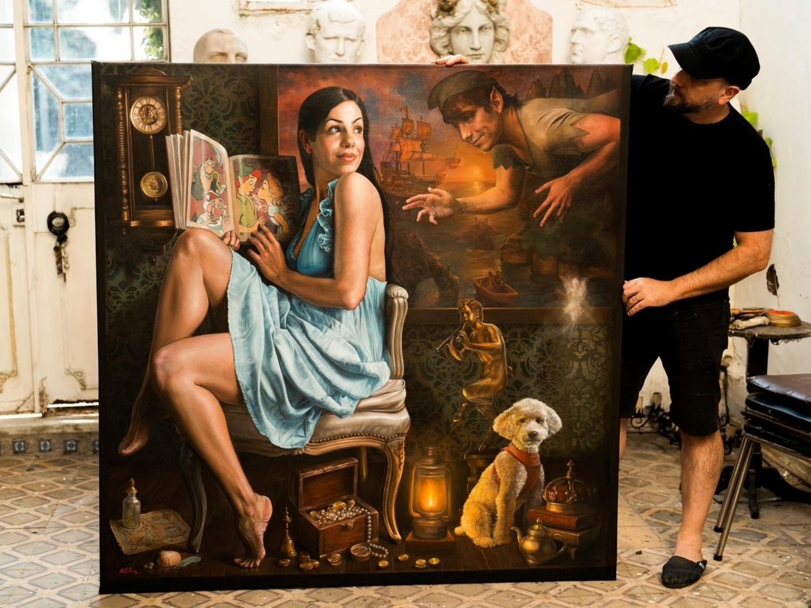 Interpol y una campaña en redes ayudaron a recuperar una obra del pintor Ricardo Celma