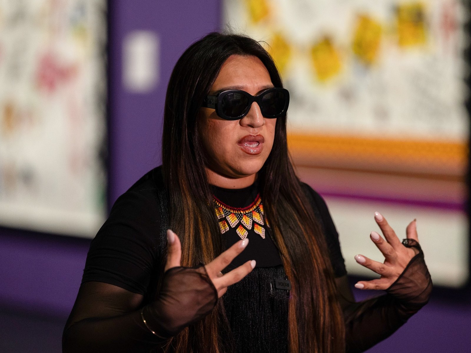 La Chola Poblete llega al Museo de Arte de São Paulo con su universo de “pop andino”