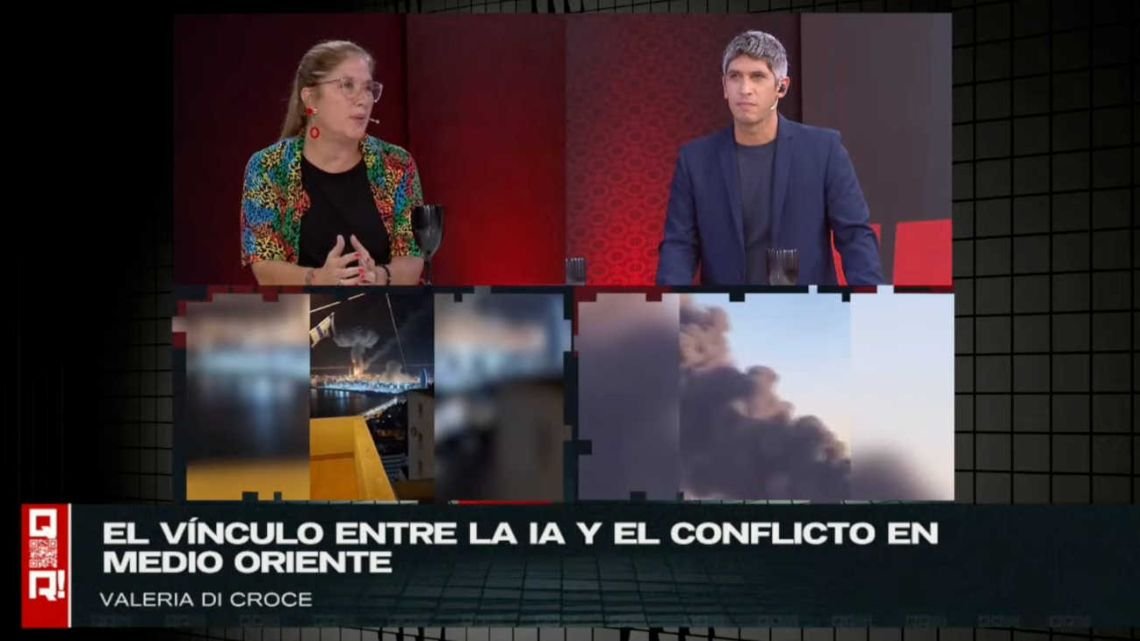 “La discusión no es ética, es quién monopoliza la guerra con IA”, advirtió Valeria Di Croce en “QR!”