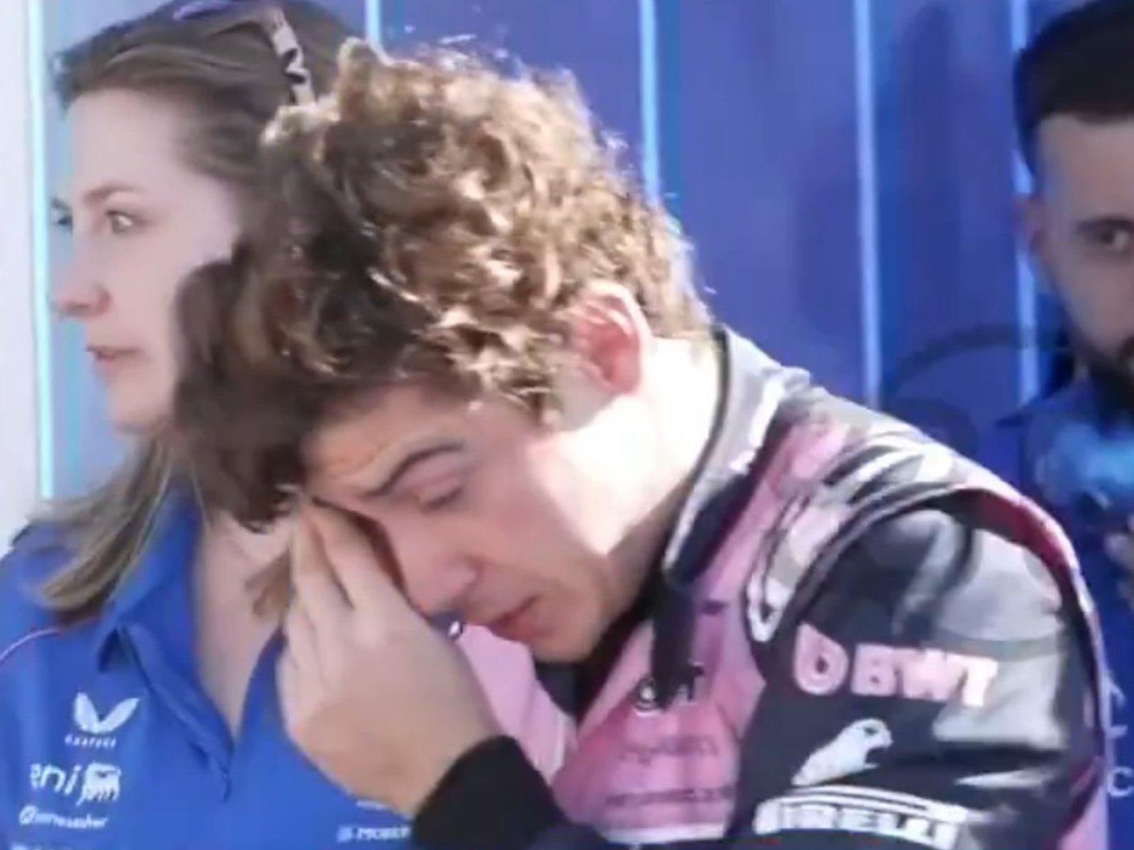 "Me quemó una parte del ojo"