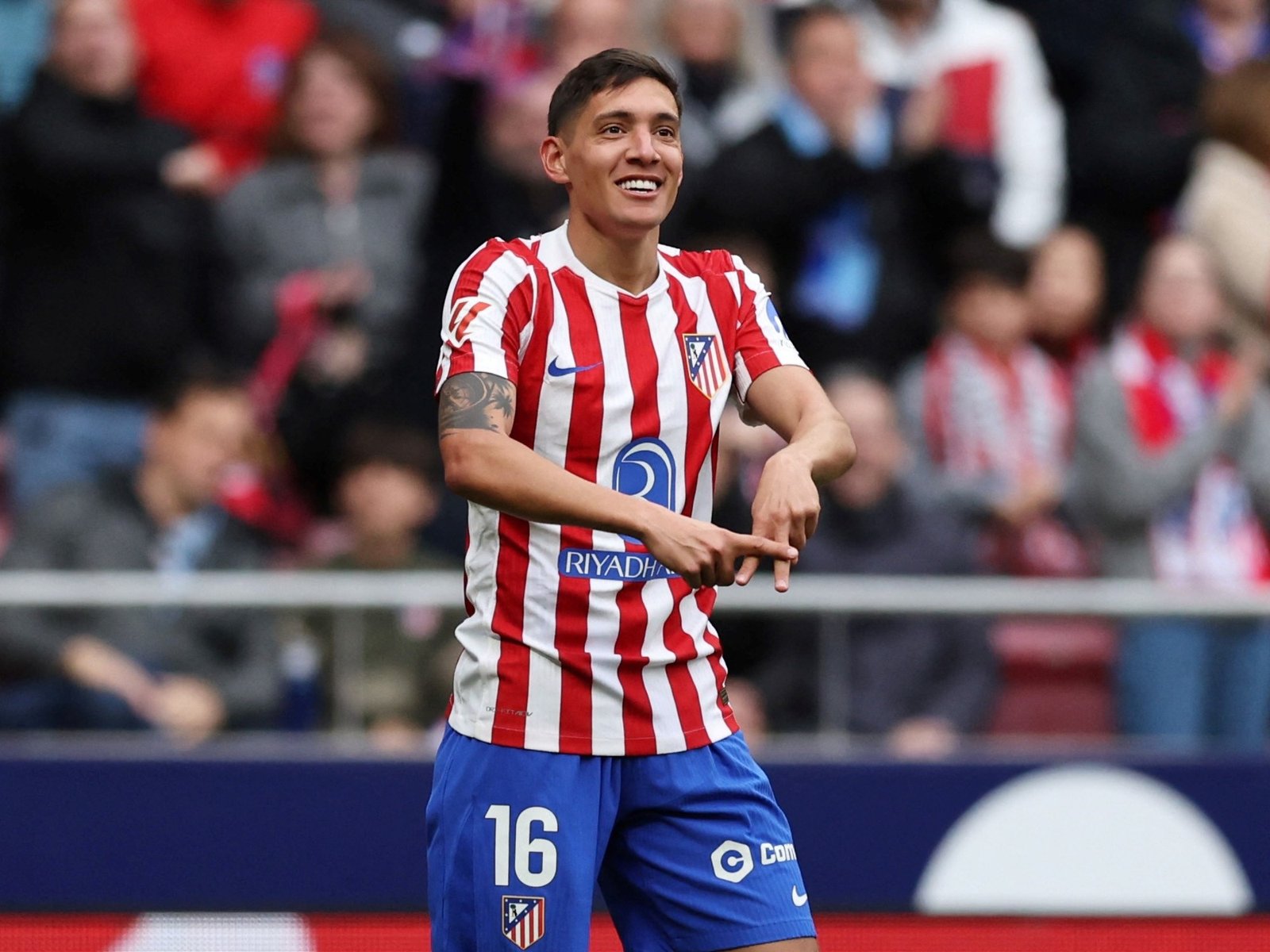 Nahuel Molina clavó un golazo y le dio el triunfo al Atlético de Madrid, que ya piensa en la Champions League