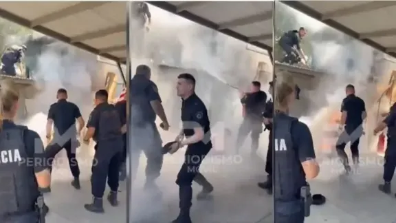 Rosario: un hombre se prendió fuego frente a una empresa porque no le pagaron el sueldo