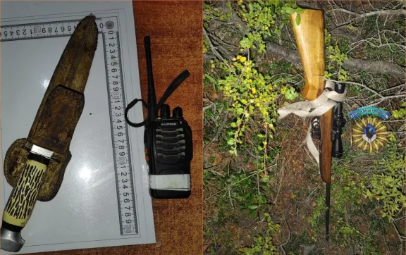 Secuestran una carabina y municiones tras disparos en un establecimiento rural