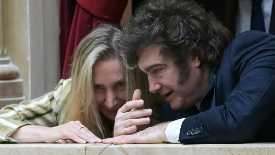 Javier Milei y Karina Milei