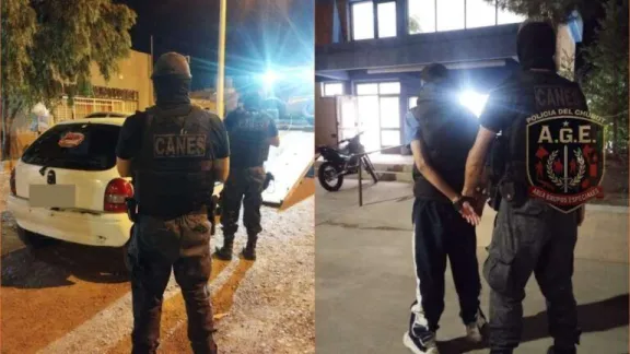 Tres demorados tras persecución policial, secuestro de droga y un cargador de arma de fuego