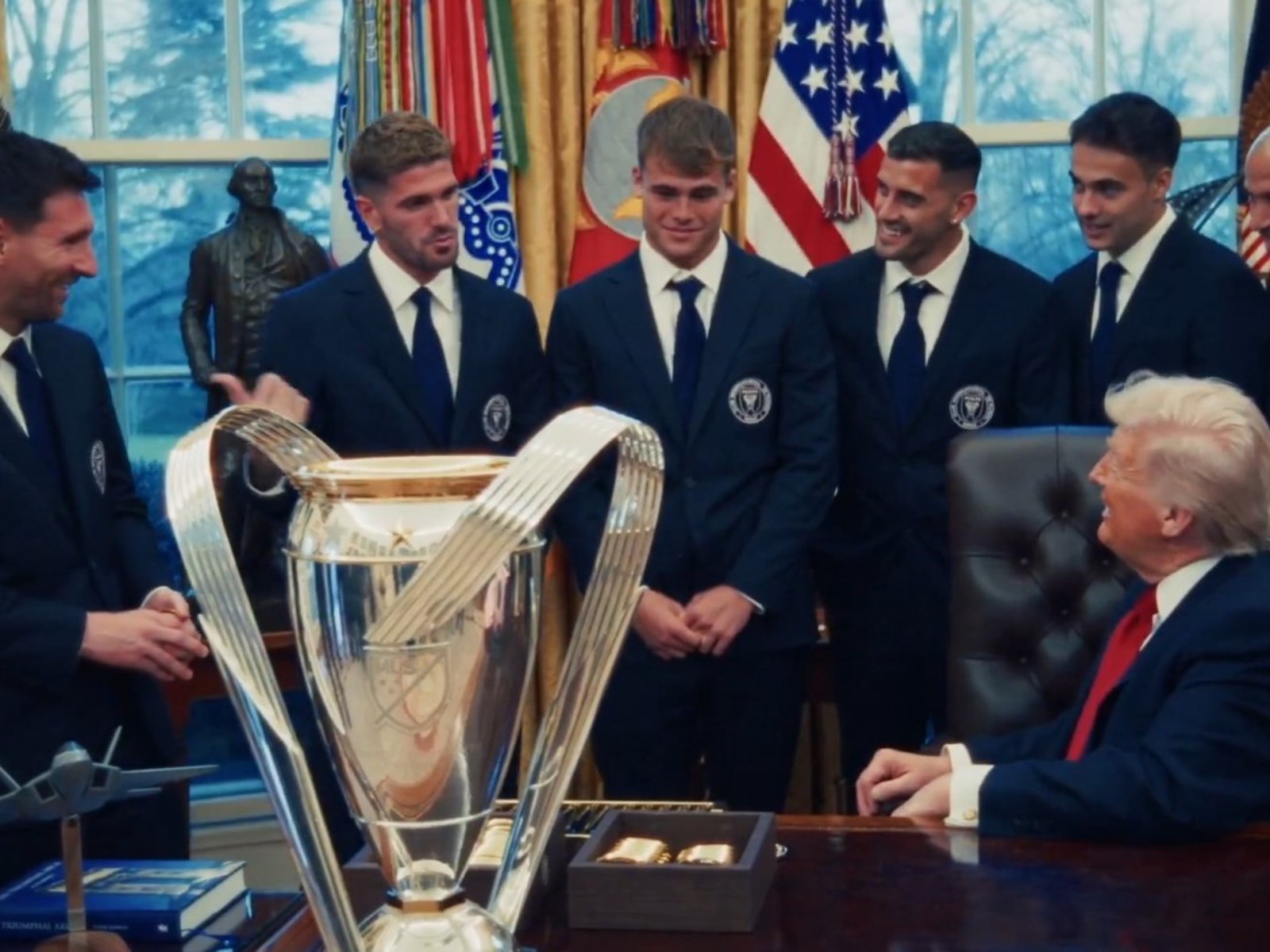 el chiste de Rodrigo De Paul en pleno despacho de la Casa Blanca y más perlitas