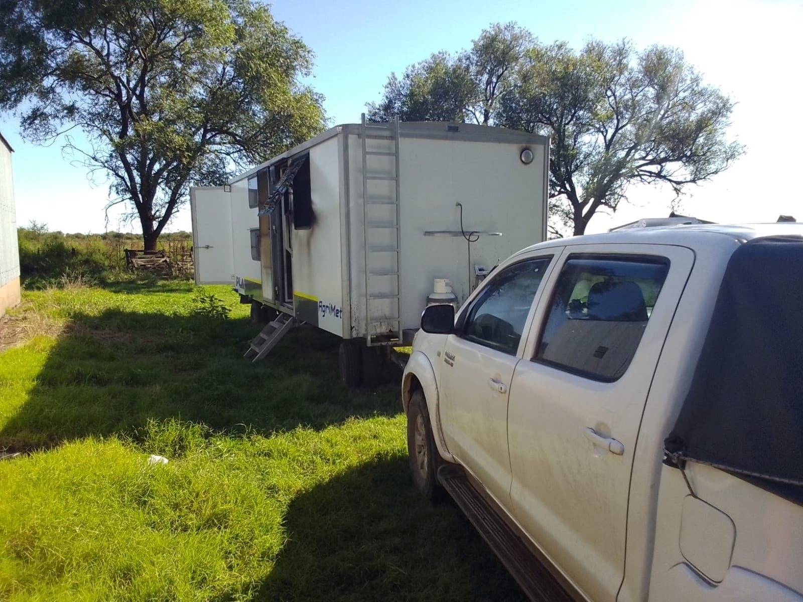 explotó una casilla rural y murió una pareja