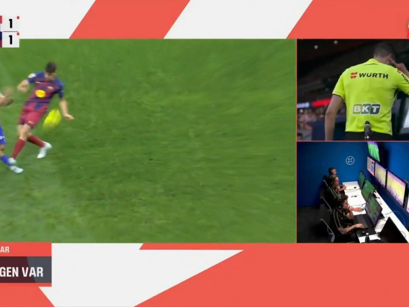 Atlético de Madrid le pide una explicación formal al Comité Técnico de Árbitros por el planchazo a Thiago Almada en el partido ante Barcelona