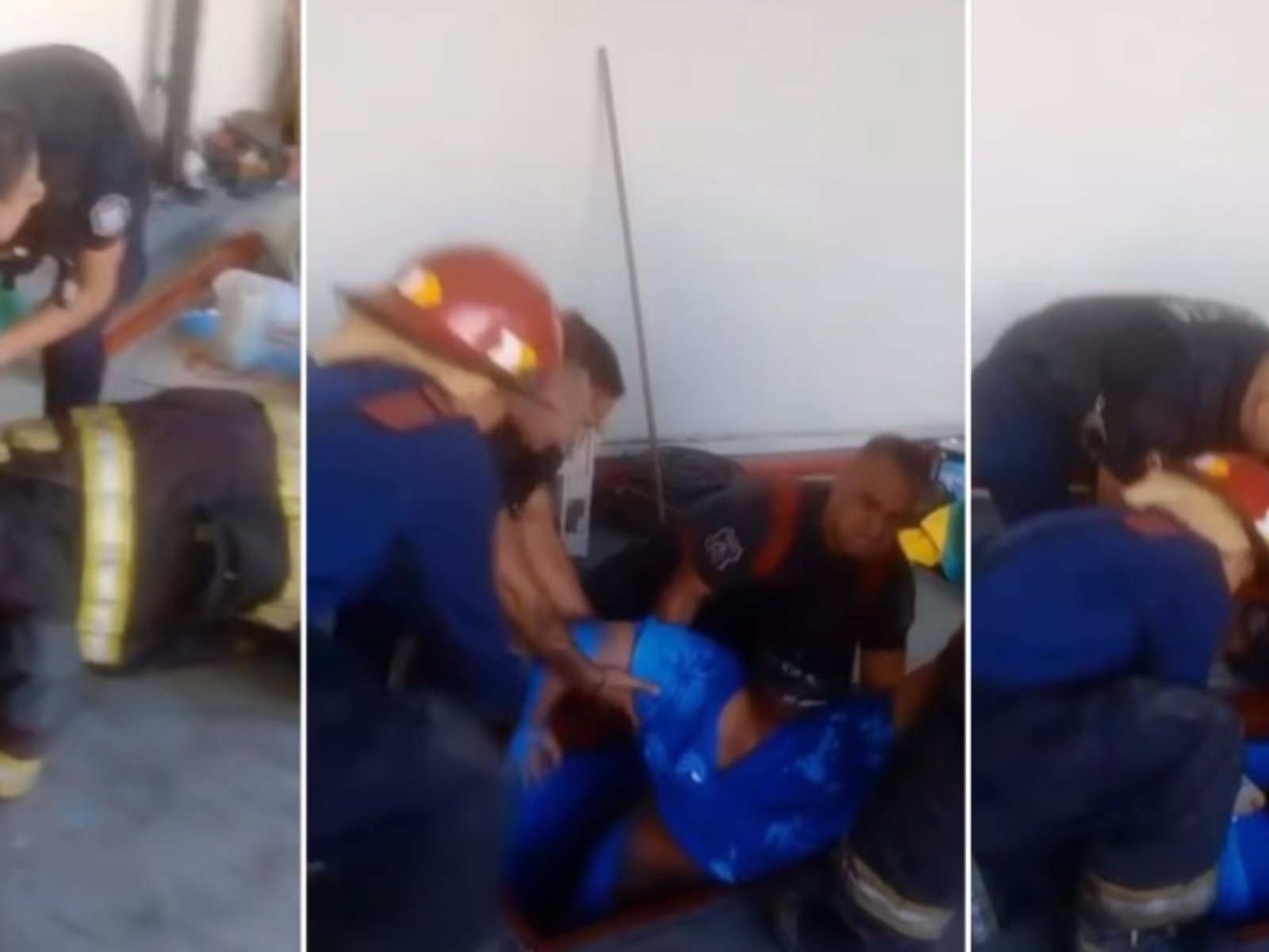 Dramático rescate de tres operarios que se intoxicaron y quedaron atrapados en una cisterna en Mendoza