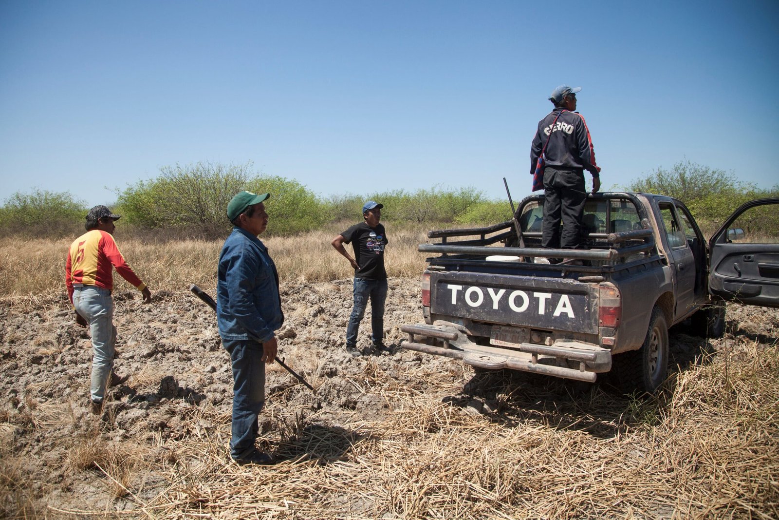 Miembros del pueblo indígena ayoreo en Paraguay, en septiembre de 2014.
