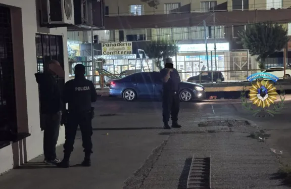 Intentó saltar un paredón de tres metros y fue capturado