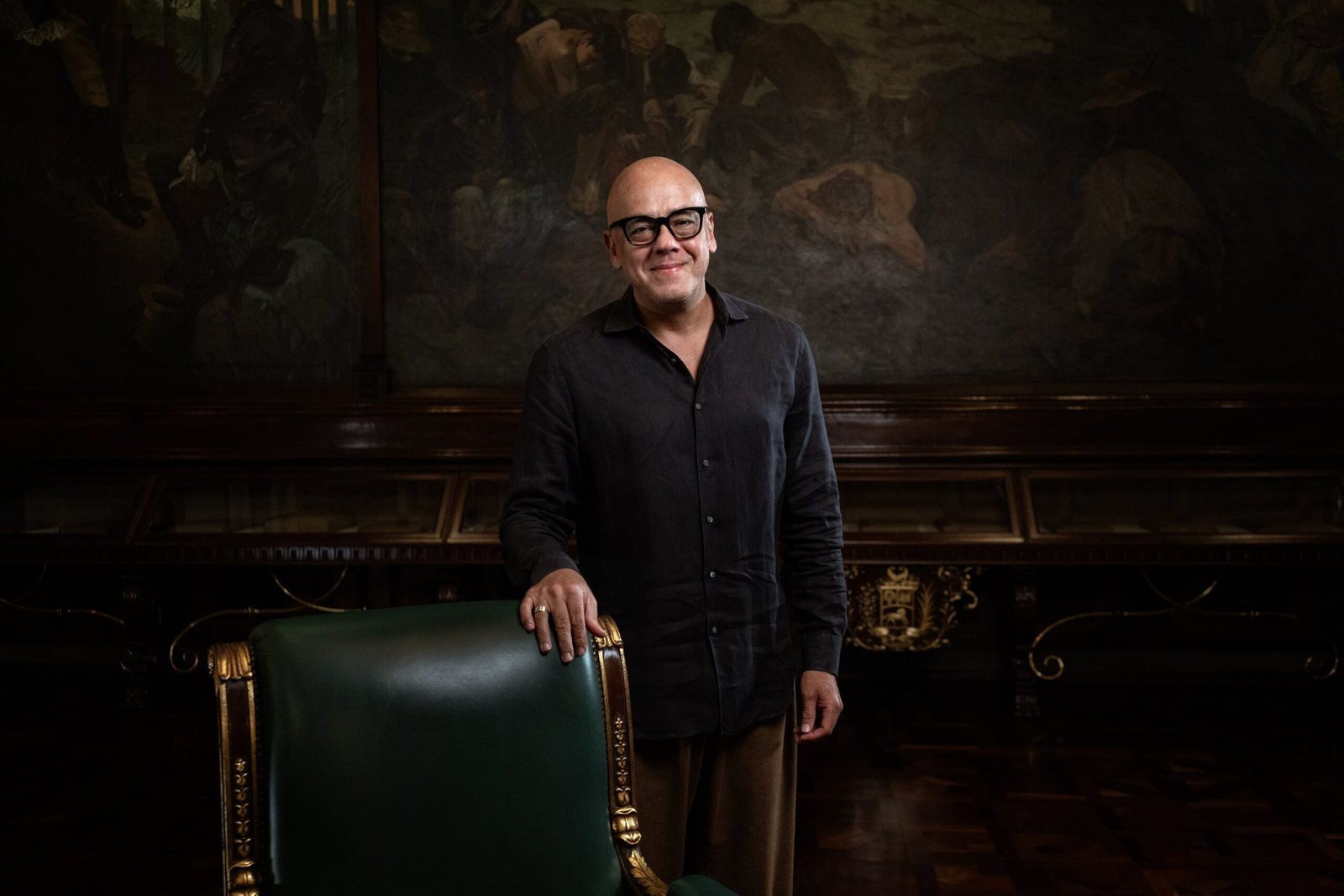 Jorge Rodríguez in the Legislative Palace, in Caracas, Venezuela, on 10 April 2026.
