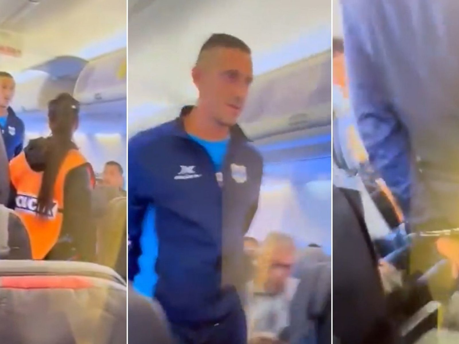La contundente decisión que evalúa el presidente de Gimnasia de Jujuy con el jugador que gritó "bomba" en un avión