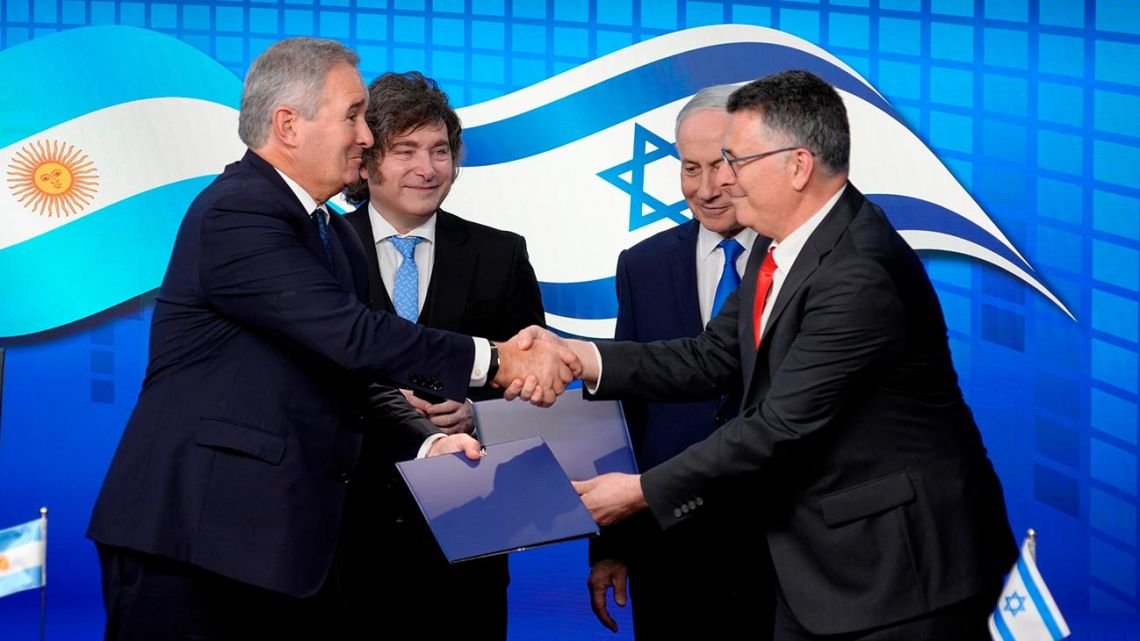 Milei firmó tres memorandos de entendimiento con Israel y avaló la guerra