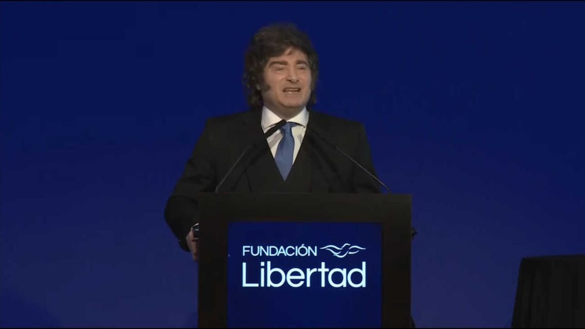Milei recibió el Premio Libertad 2026, repudió el ataque a Trump y apuntó contra la izquierda