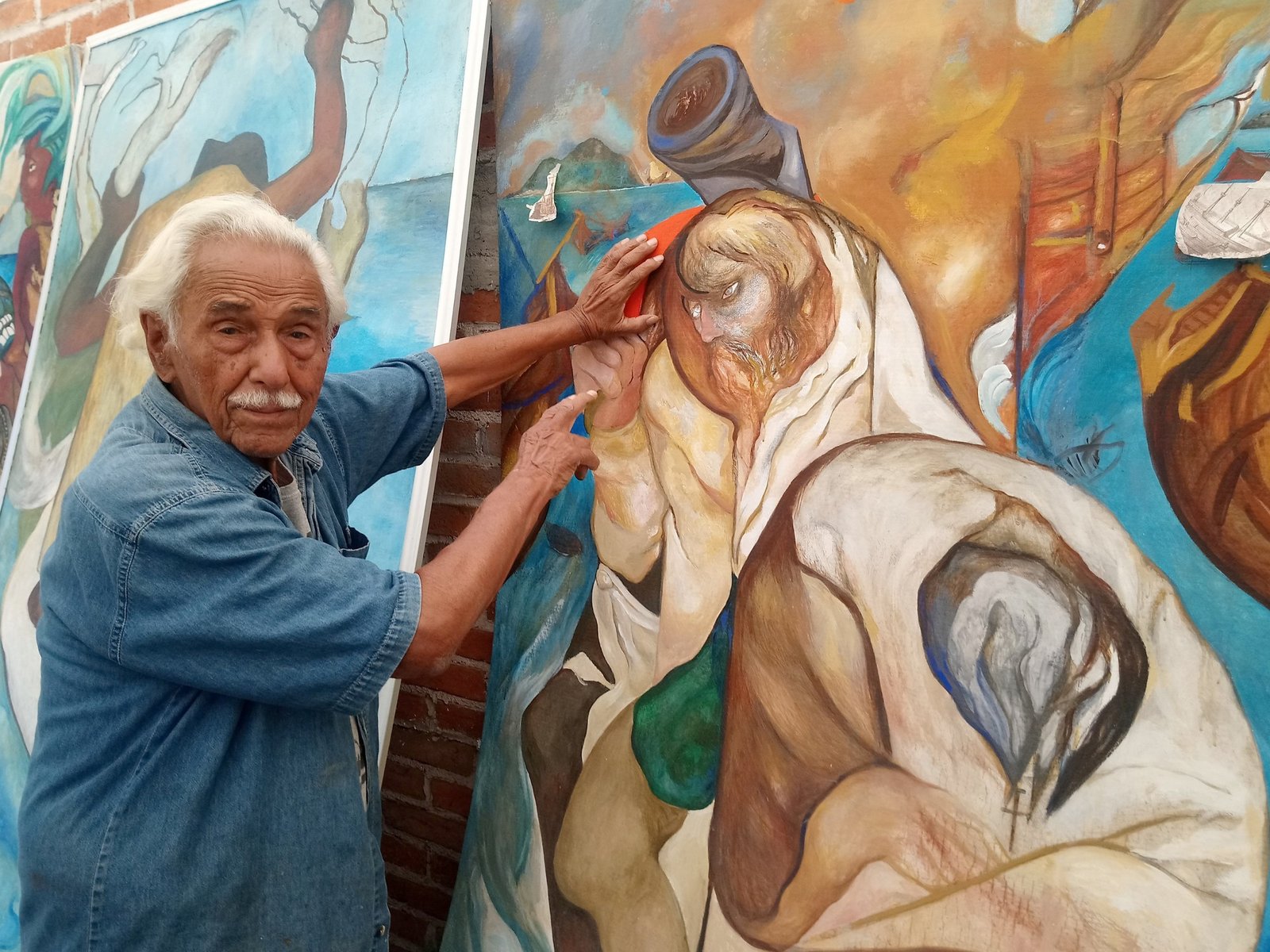 Murió a los 99 años Melchor Peredo García, uno de los últimos representantes del muralismo mexicano