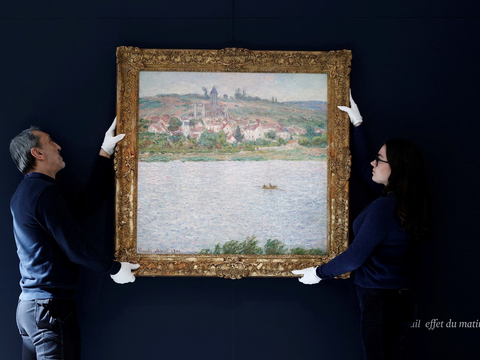 Subastaron dos cuadros inéditos de Monet por más de 16 millones de euros