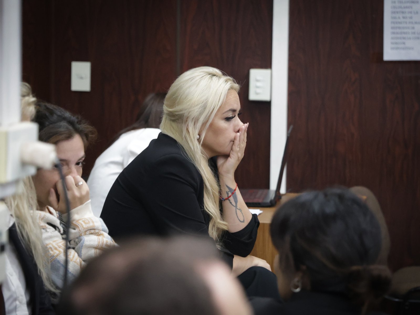 Verónica Ojeda insultó a Luque, Cosachov y Díaz y los trató de "asesinos"