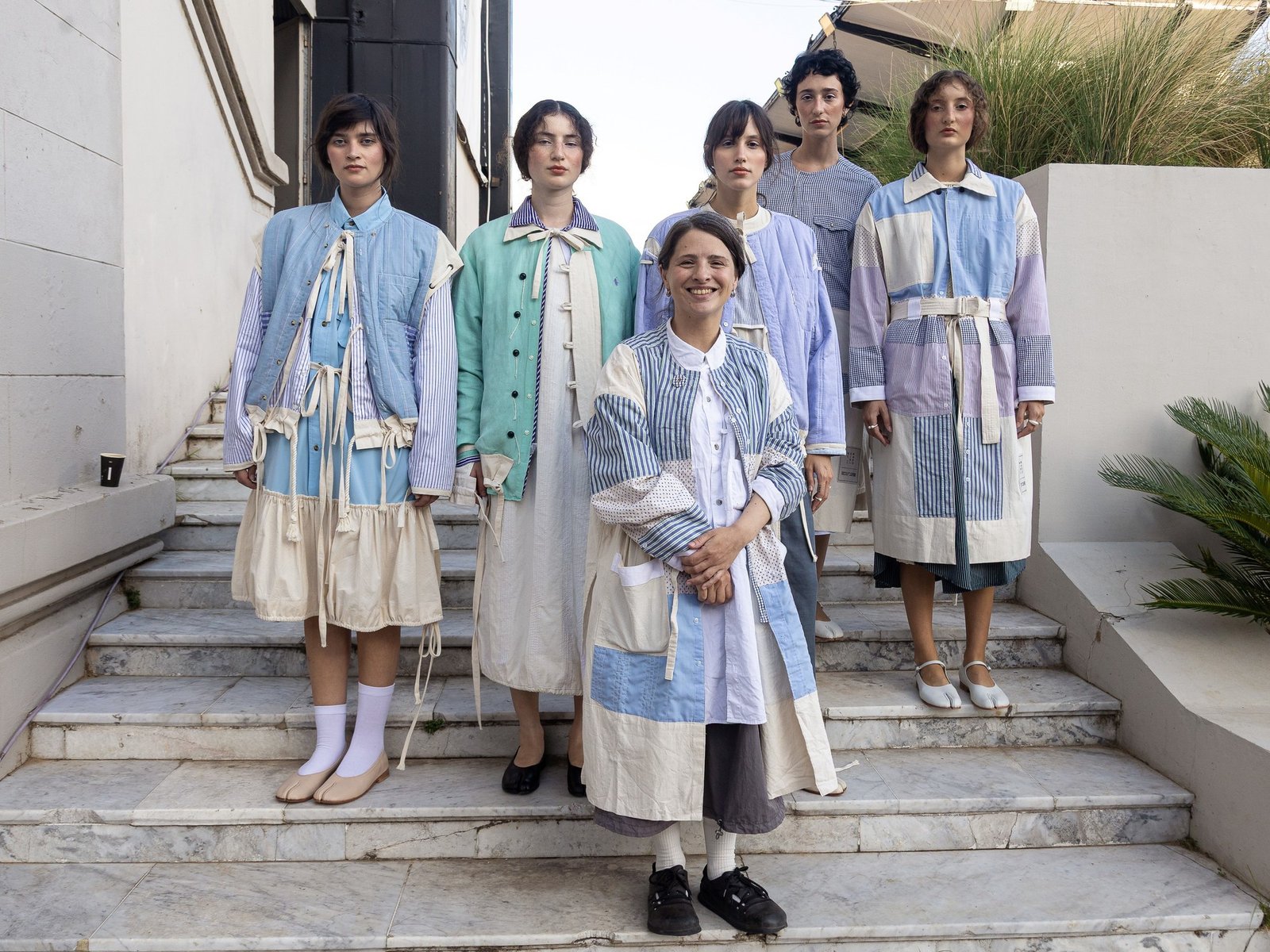 la diseñadora fueguina que deslumbró en BAFWEEK y transforma materiales en desuso en piezas de autor