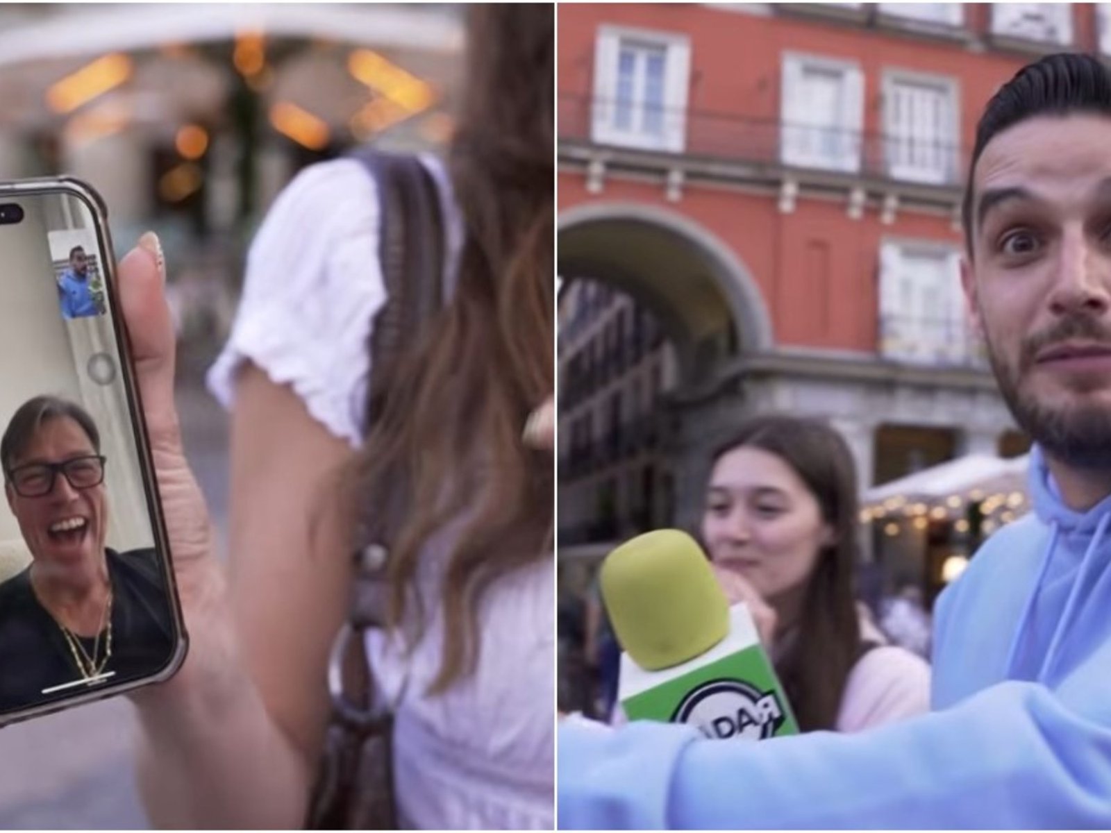 las hijas de Matías Almeyda sorprendieron a un conductor mexicano en Madrid