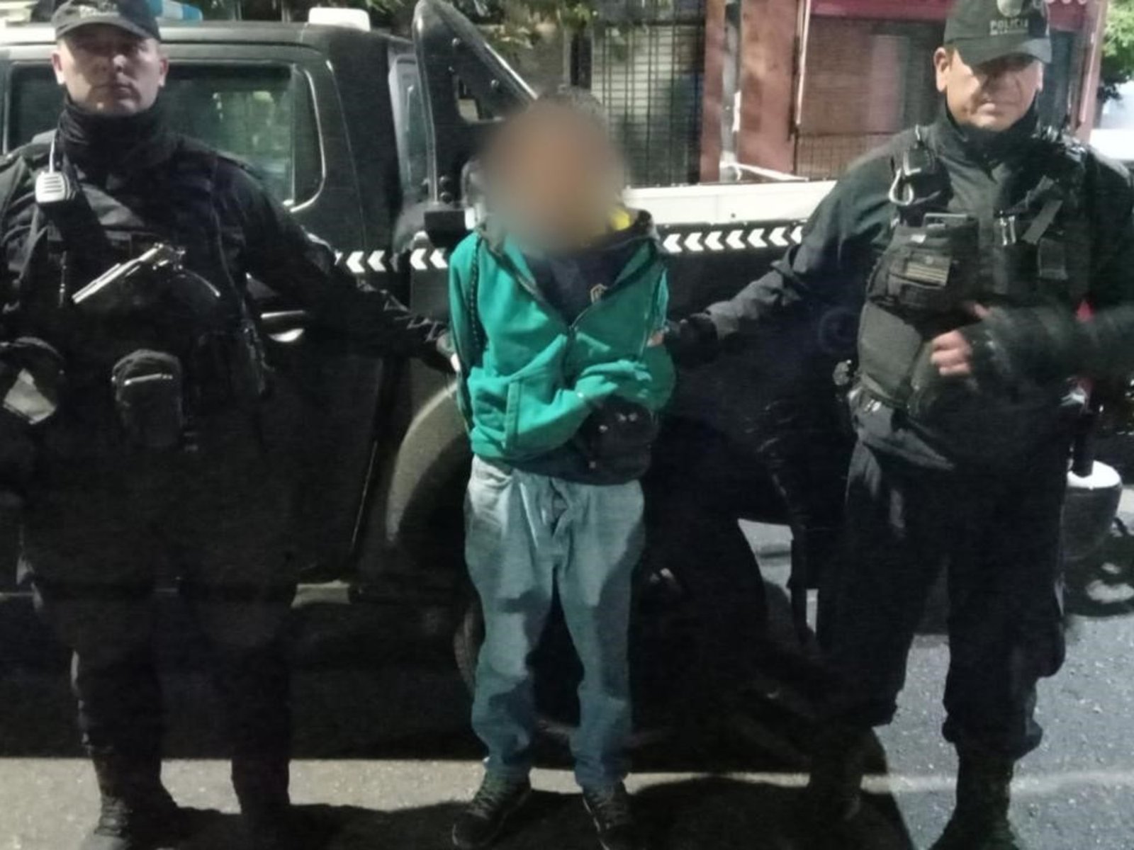 uno de los ladrones tenía 48 antecedentes como trapito