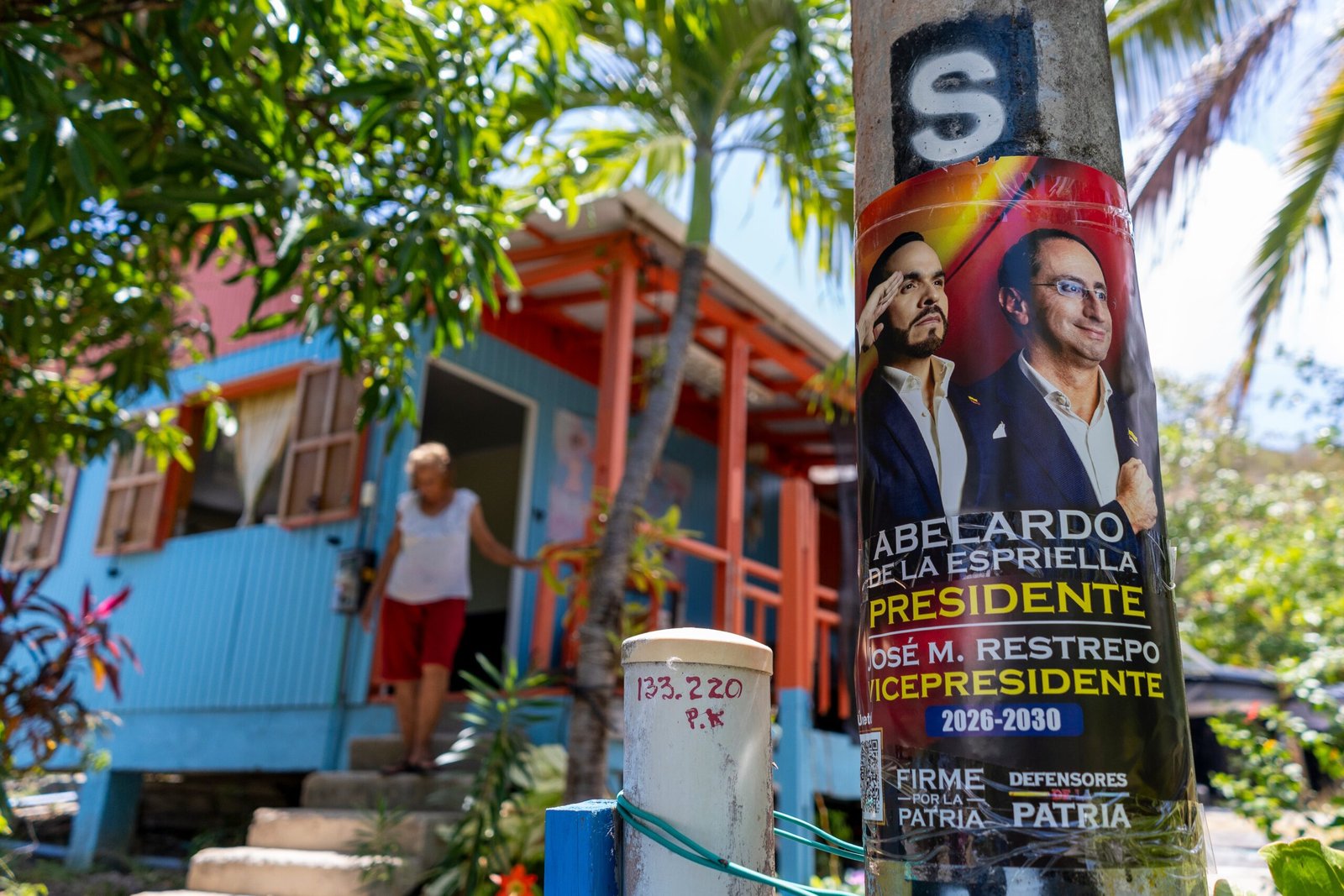 Propaganda electoral de Abelardo de la Espriella en Providencia.