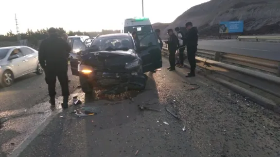 Choque con heridos sobre Ruta 3 frente al Predio Ferial