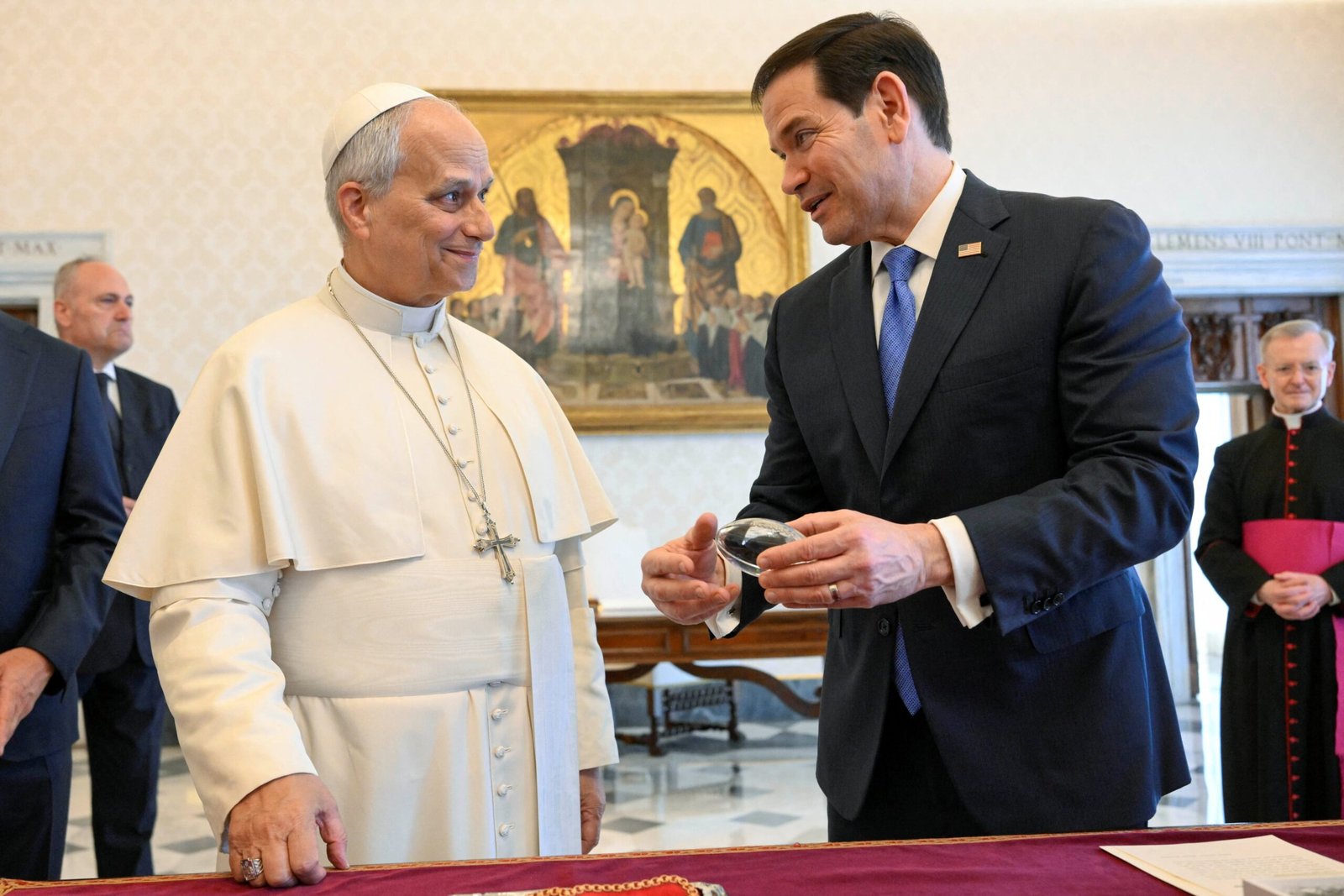 El Papa se reúne con Marco Rubio en plena ofensiva de Trump contra el Vaticano