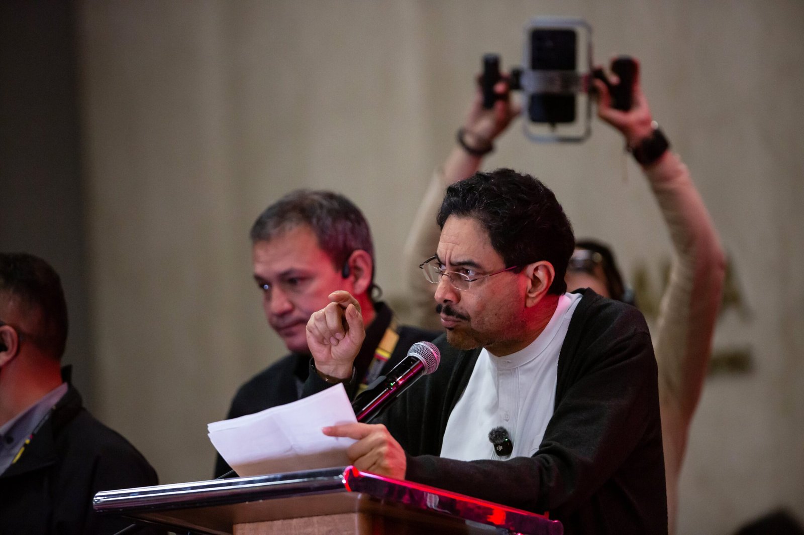 Iván Cepeda en Bogotá, el 12 de mayo.