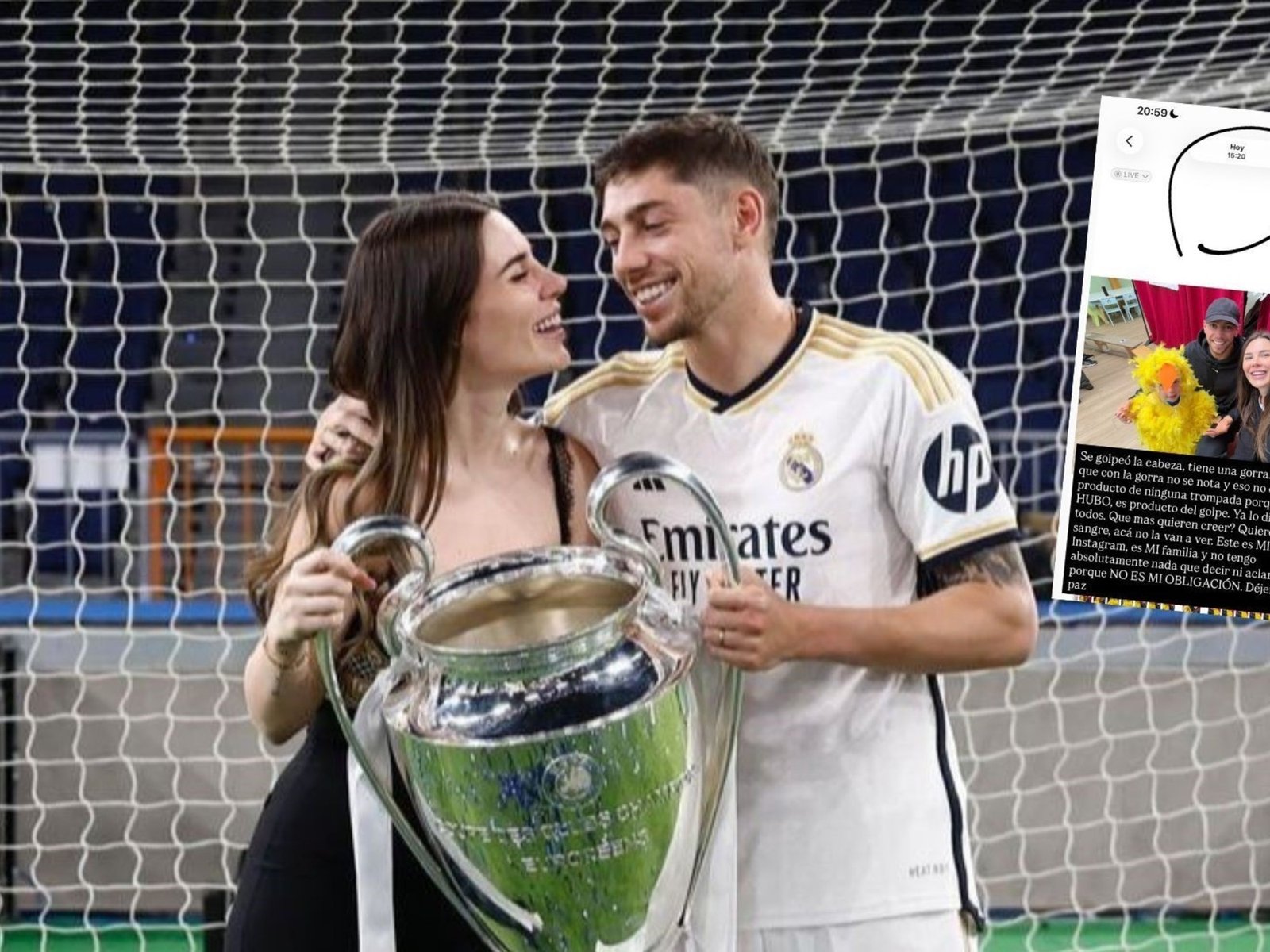 El descargo de la pareja de Federico Valverde tras el escándalo en el Real Madrid: "Estoy harta" y "acá no van a ver sangre"