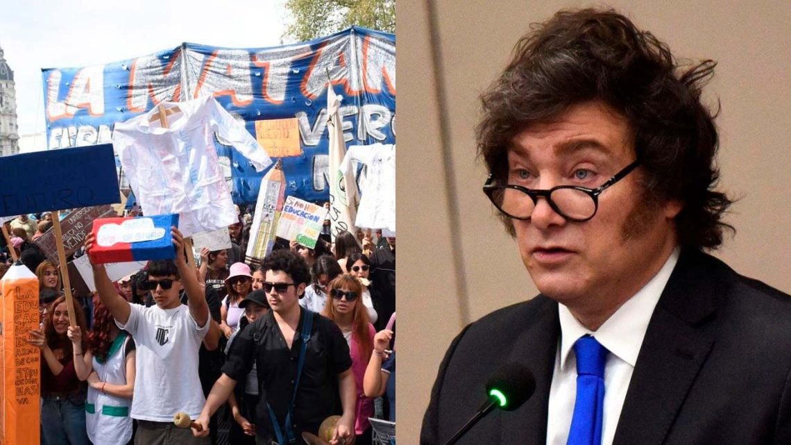 “Está en juego el futuro de la universidad pública”, la advertencia de Franco Bartolacci “QR!” en sobre la marcha federal