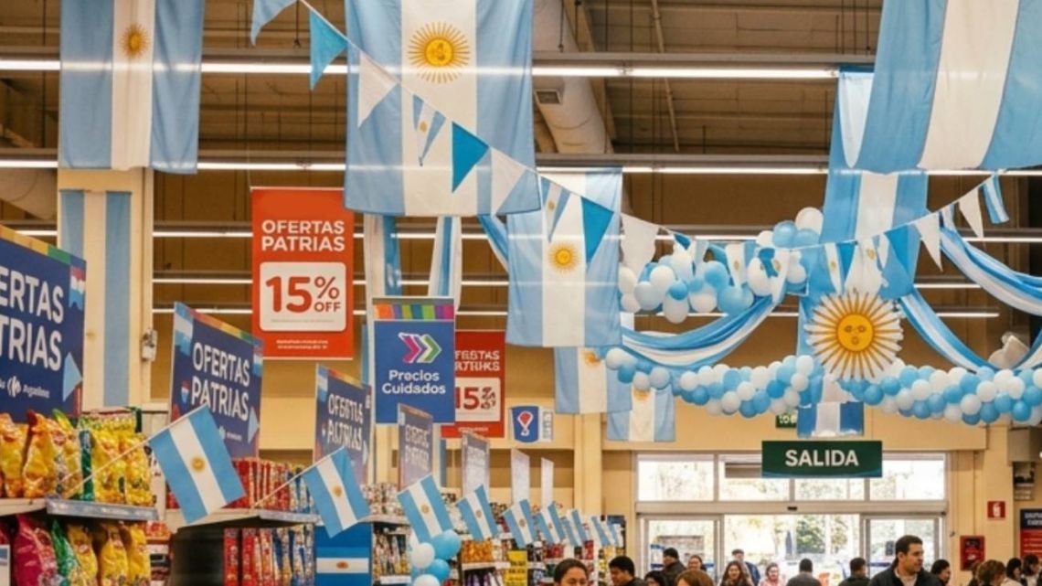 Feriado 25 de mayo 2026, horarios de shoppings y supermercados