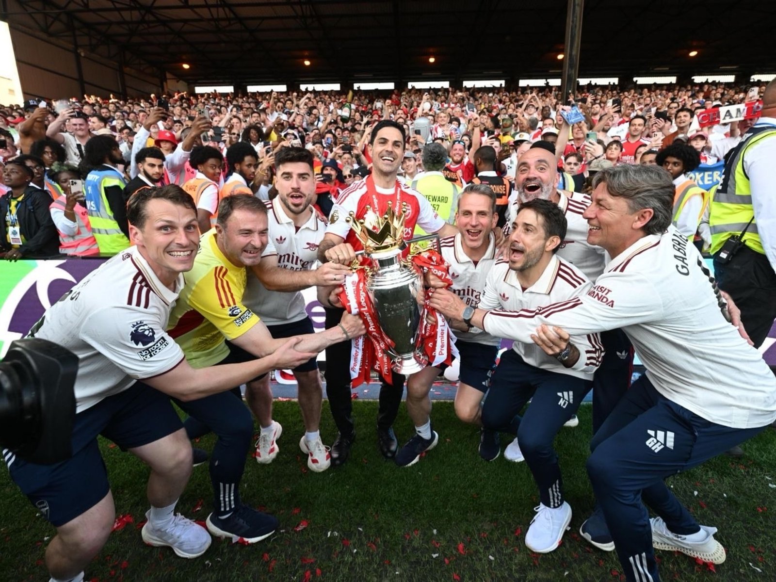 Germán Castaños, el otro argentino detrás del cuerpo técnico del Arsenal de Arteta y Heinze que sueña con la Champions League