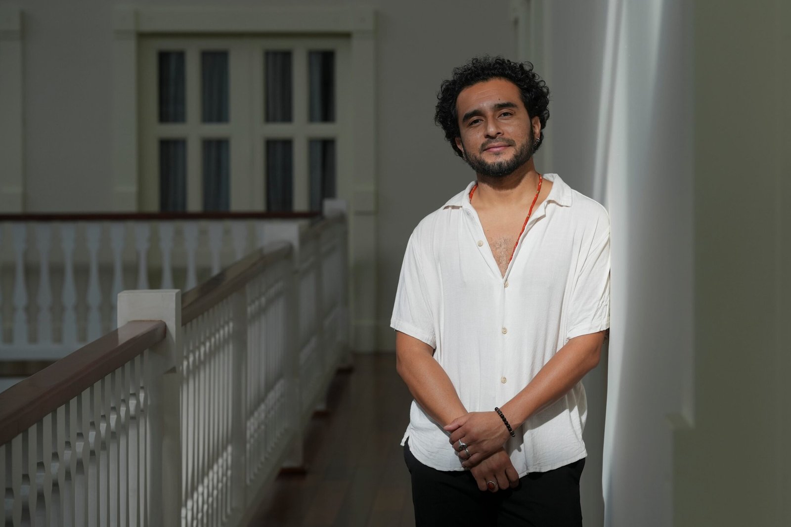 Javier Zamora en Panamá, el 21 de mayo.