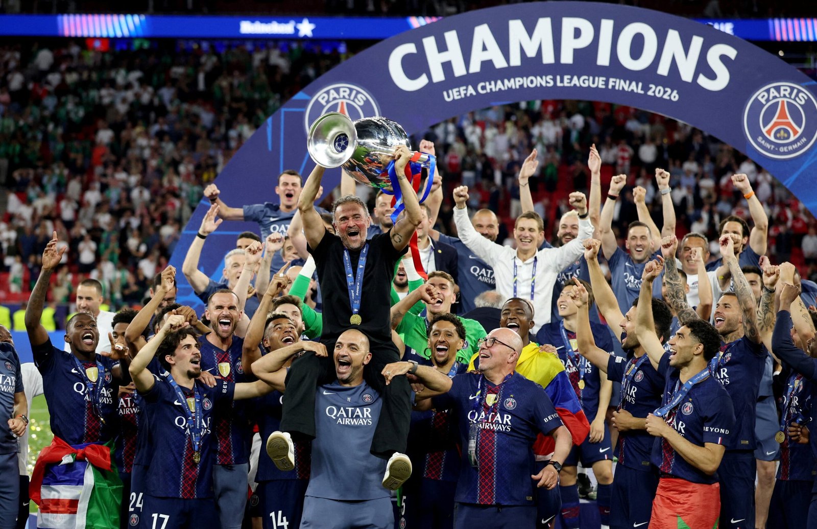La grandeza premia al doble campeón PSG, que tumba en los penaltis al Arsenal