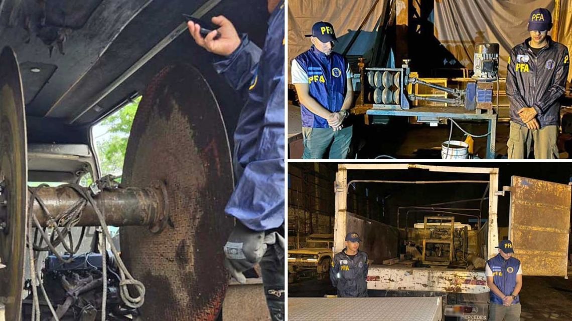 La sorprendente logística de una superbanda dedicada al robo de cables