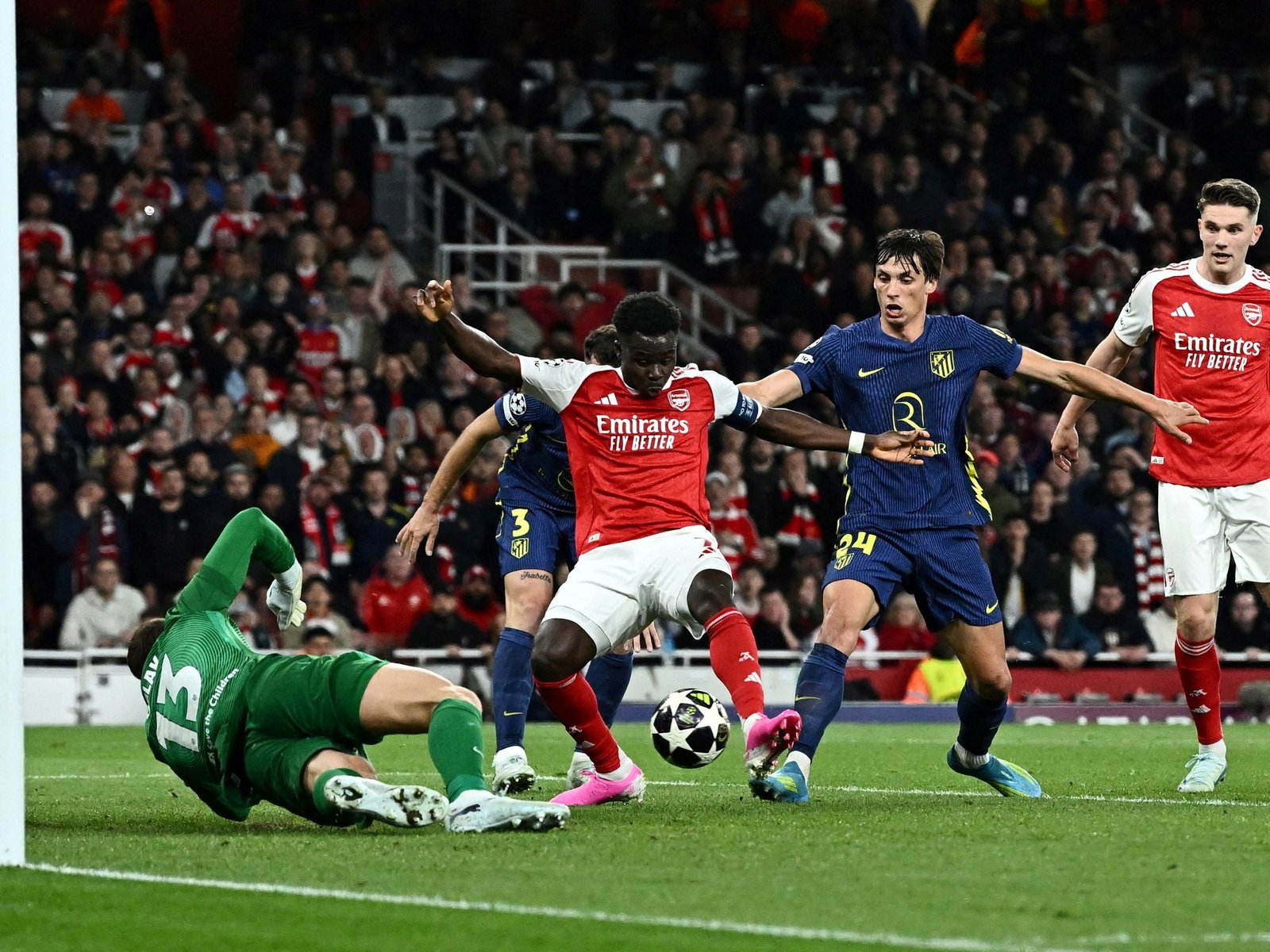 Las ganas del Arsenal fueron demasiado para el Atlético de Madrid de Simeone, que dio batalla pero se despidió de la Champions en semifinal
