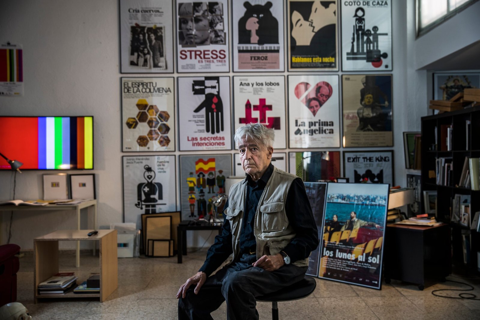 José Maria Cruz Novillo, en su estudio en 2018.