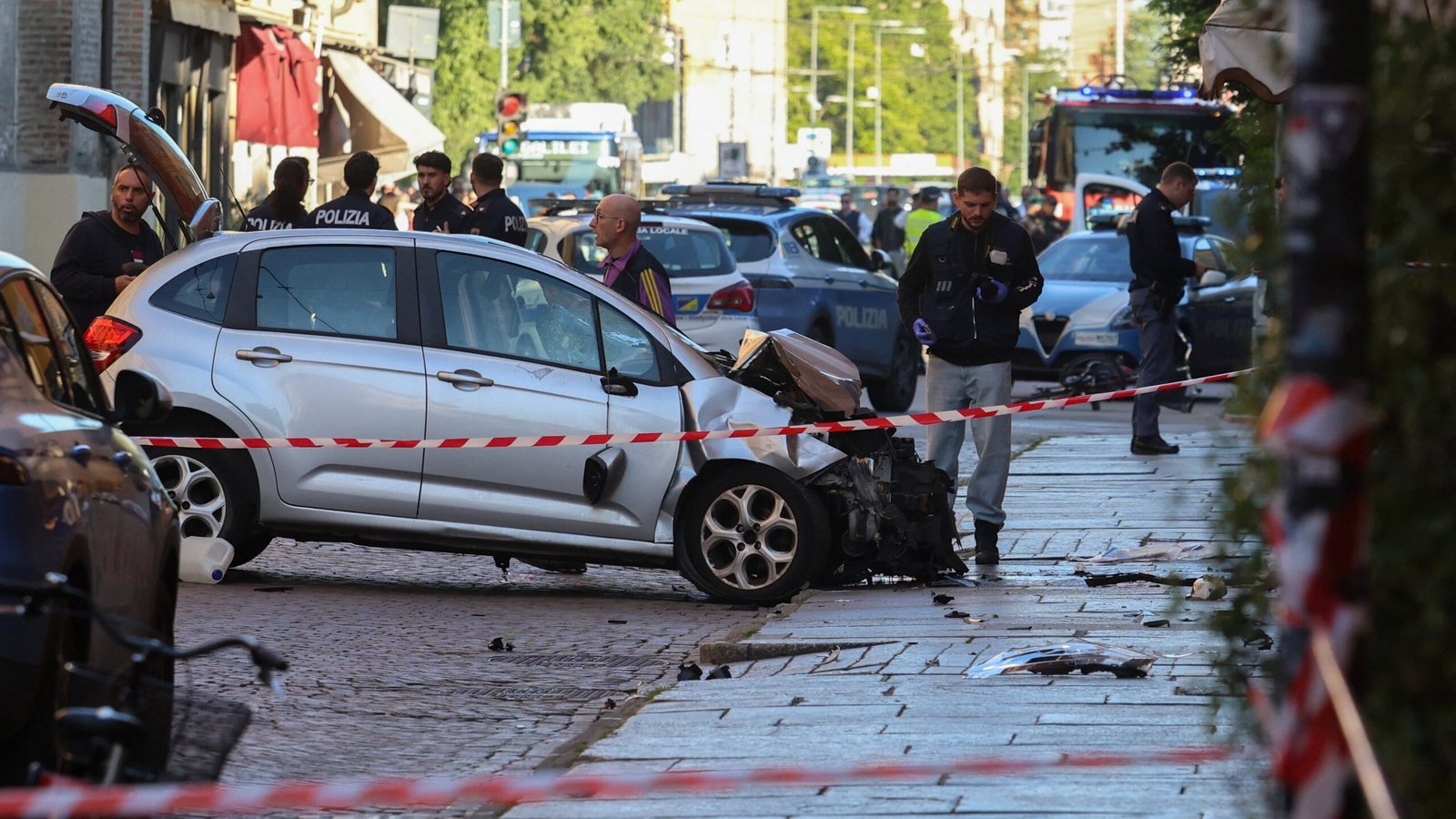 Ocho heridos, cuatro de ellos graves, en un atropello múltiple en la ciudad italiana de Módena