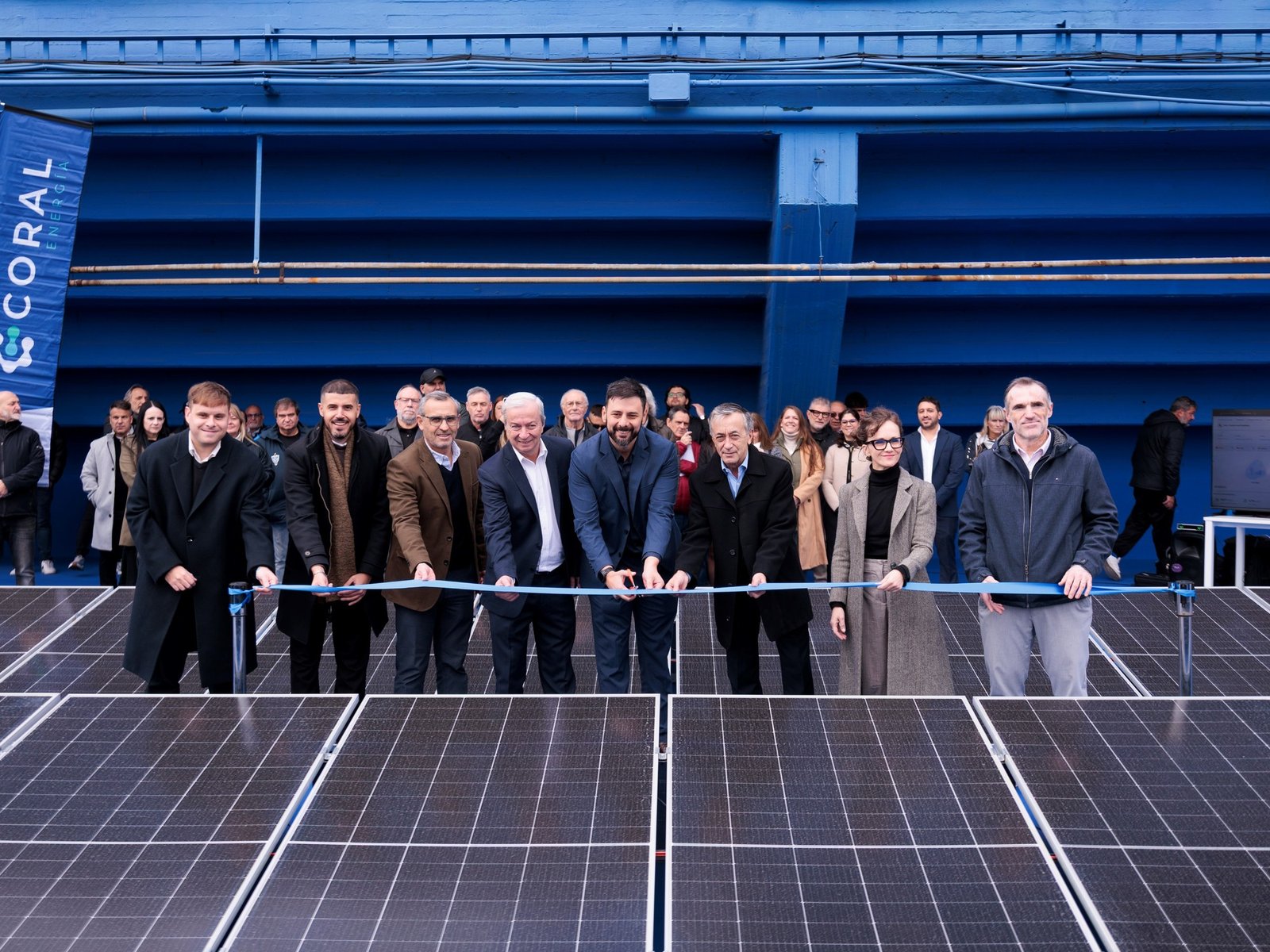 Vélez inauguró un sistema de energía solar en el Amalfitani y se convirtió en pionero en Sudamérica
